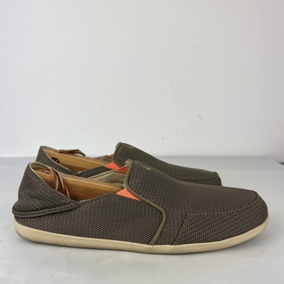 Olukai Waialua Mesh Slip On Mustang/Melon Womens Size: 9.5 - Picture 2 of 10